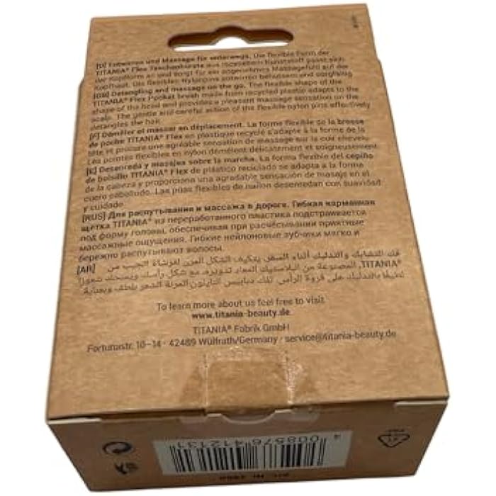 Titania 2885 Eco Travel Hairbrush - Image 2